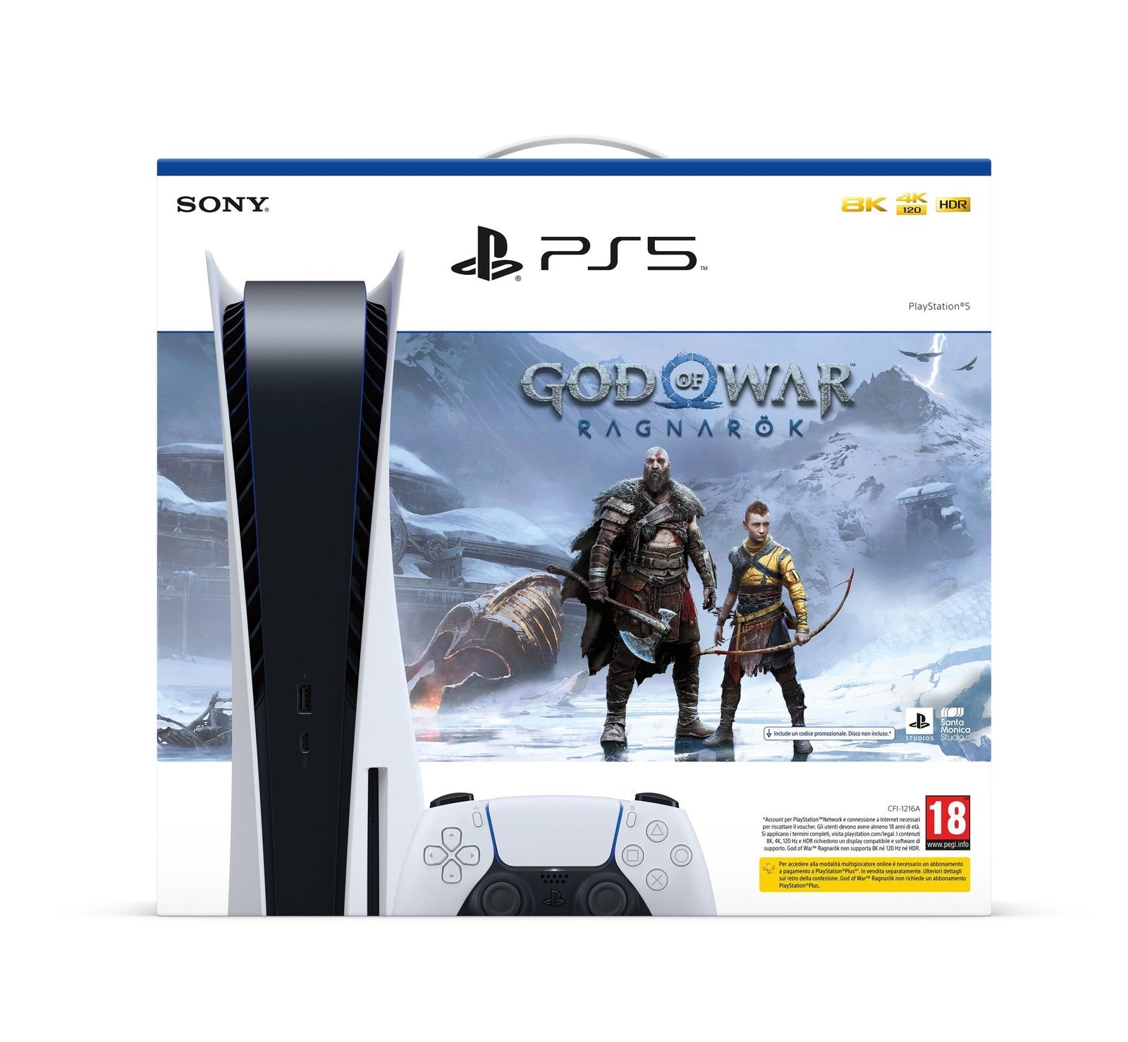 PlayStation 5 Digital Edition – God of War Ragnarök Bundle