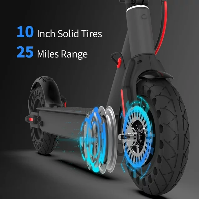 Hiboy S2 Pro Electric Scooter 500W Motor 10 Solid Tires 25 Miles Range 19 M - Image 2