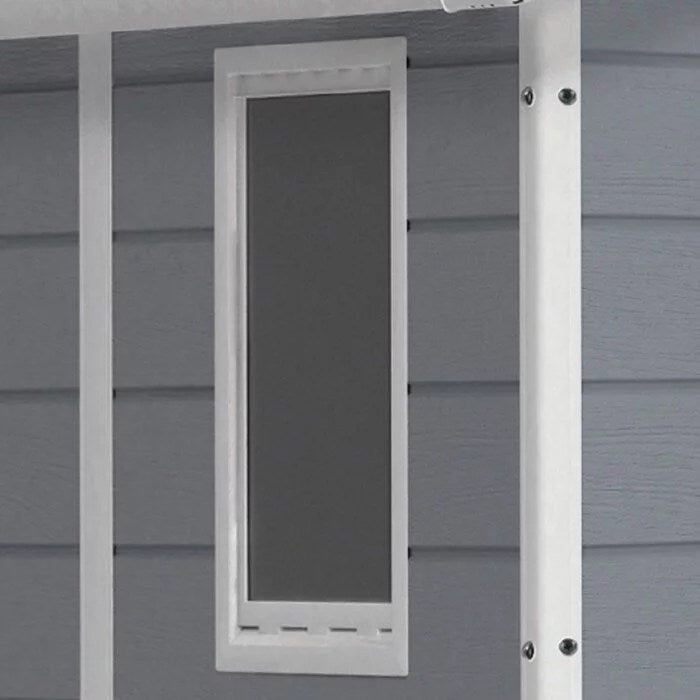 Keter Manor 4 ft. W x 6 ft. D Vertical Resin Outdoor Storage Shed Ideal For Patio Installation Included - Image 8