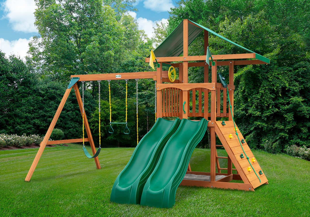 Outing w/ Dual Slides Swing Set - Image 2