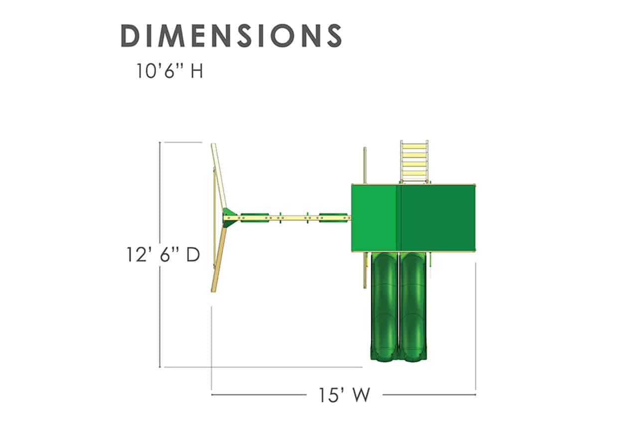 Outing w/ Dual Slides Swing Set - Image 16