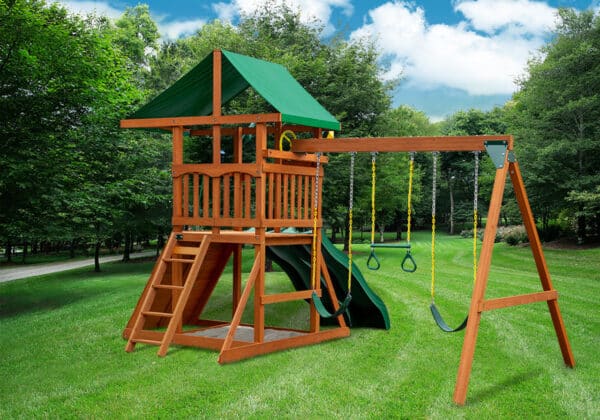 Outing w/ Dual Slides Swing Set - Image 9