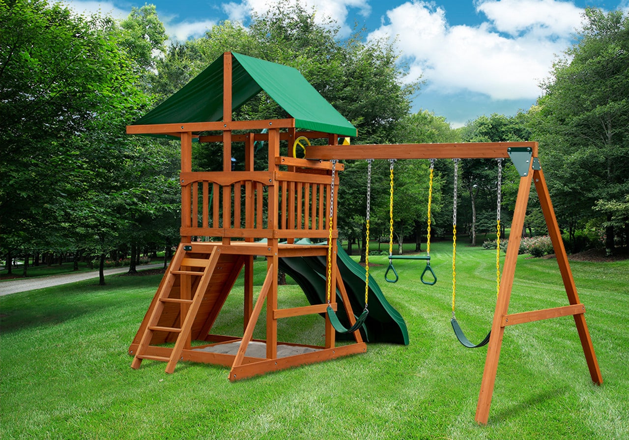 Outing w/ Dual Slides Swing Set - Image 10