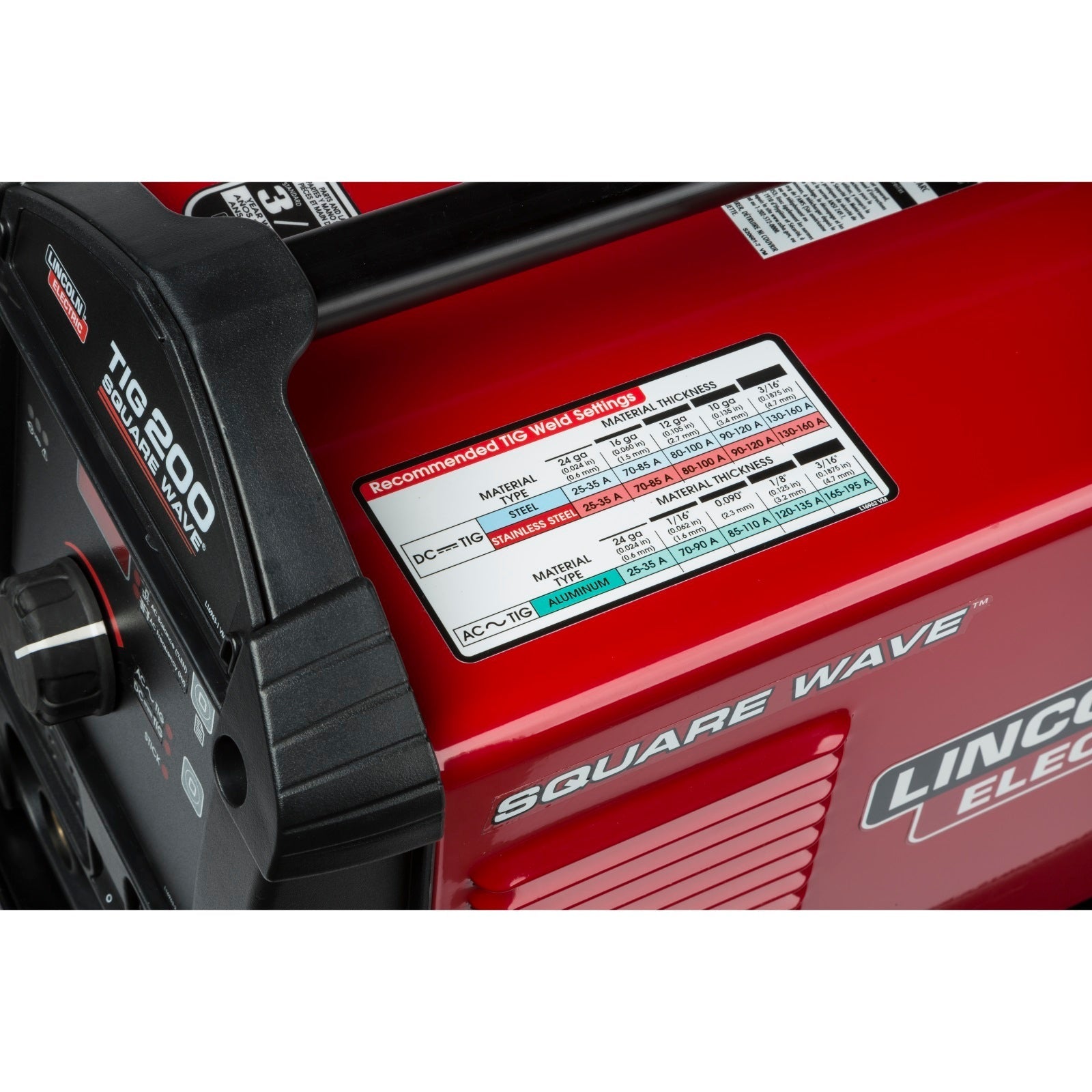 Lincoln Square Wave TIG 200 Welder (K5126-1) - Image 5